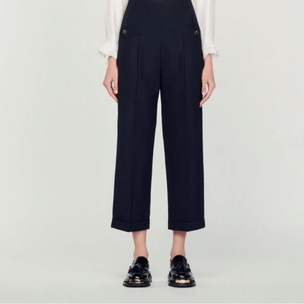 Sandro Gary Cuffed trousers Size 40